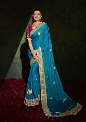Aaliya Fancy Fabric With Stitched Border saree 5207
