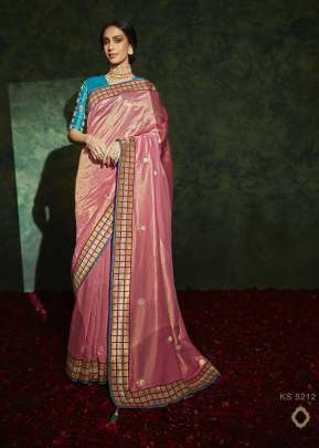 Aaliya Fancy Fabric With Stitched Border saree 5212
