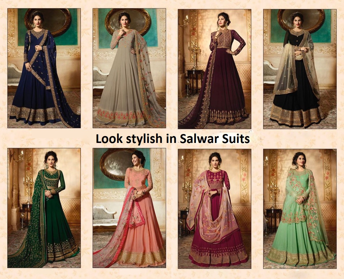 Look stylish in salwar suits