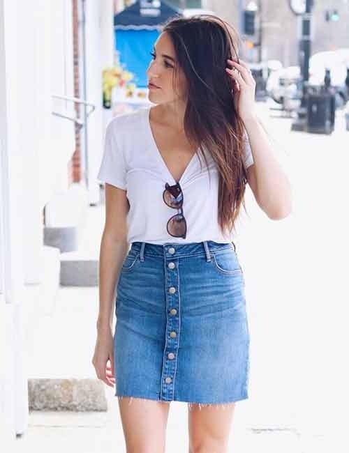 Denim Skirts 