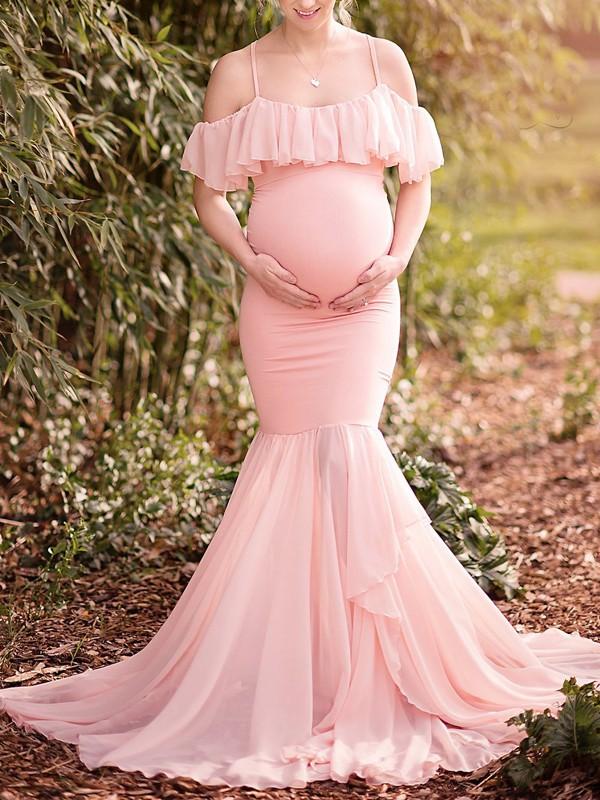 strap dresses for maternity photoshoot