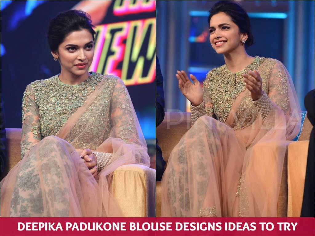 Deepika Padukone Blouse Designs - Deepika Padukone Blouse Designs Ideas to Try