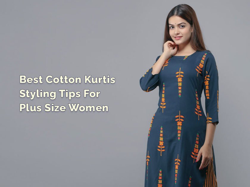 Buy Green Cotton Plus Size Kurti Party Wear Online at Best Price | Cbazaar