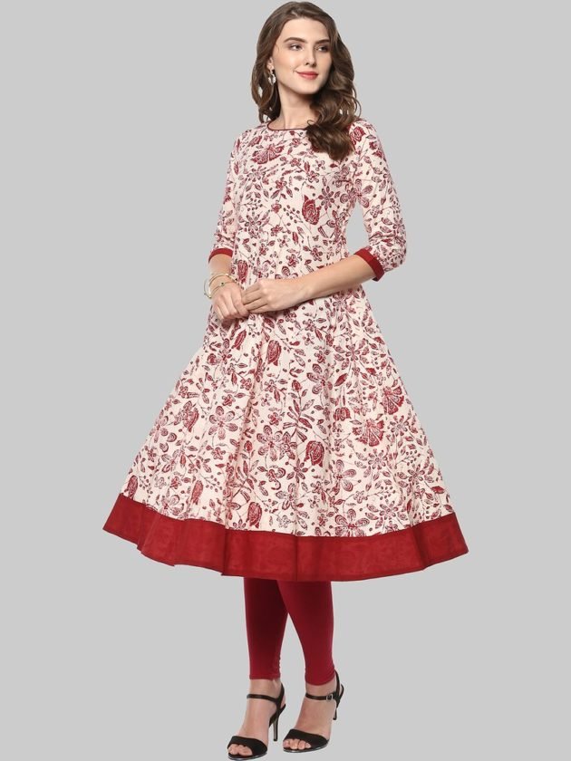 Cotton Anarkali Kurtis