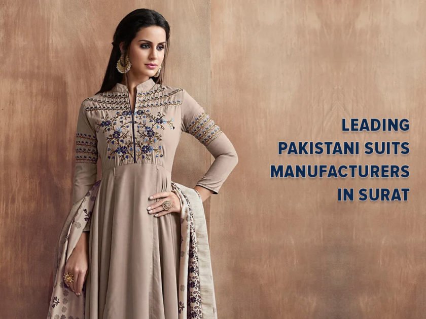 Leading Pakistani suits manufacturers in Surat