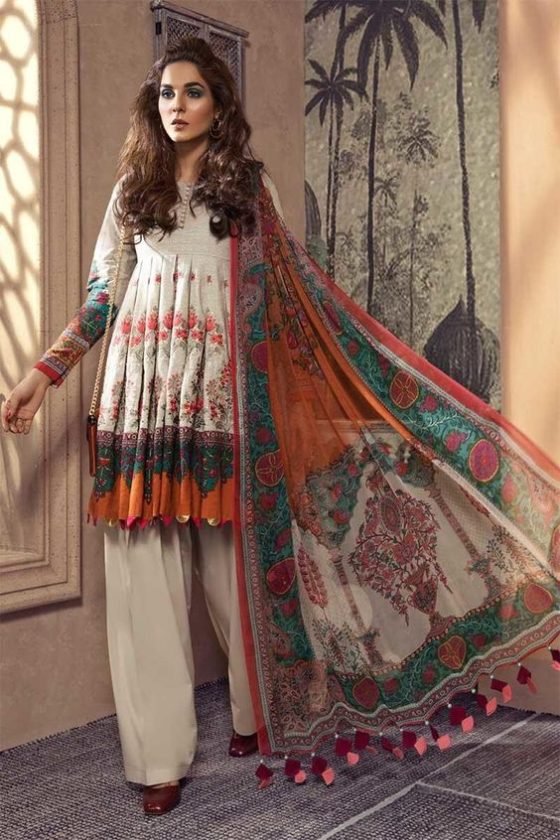 Short Flared Salwar Kameez