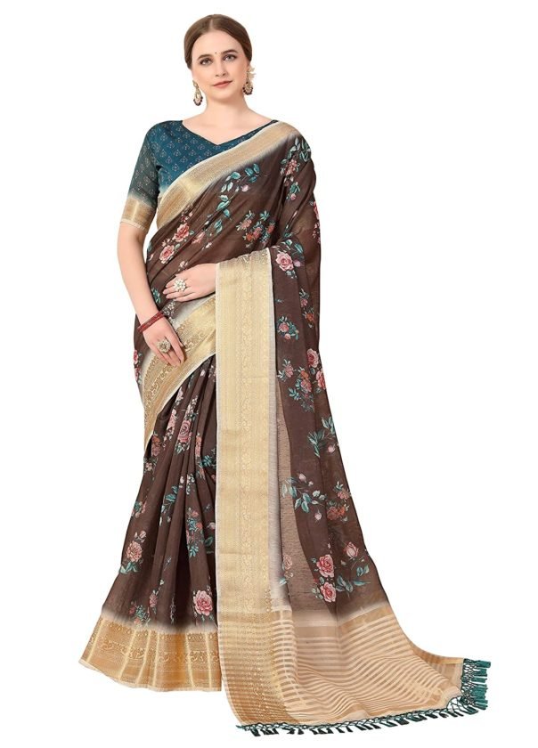 Printed Kancheepuram Saree