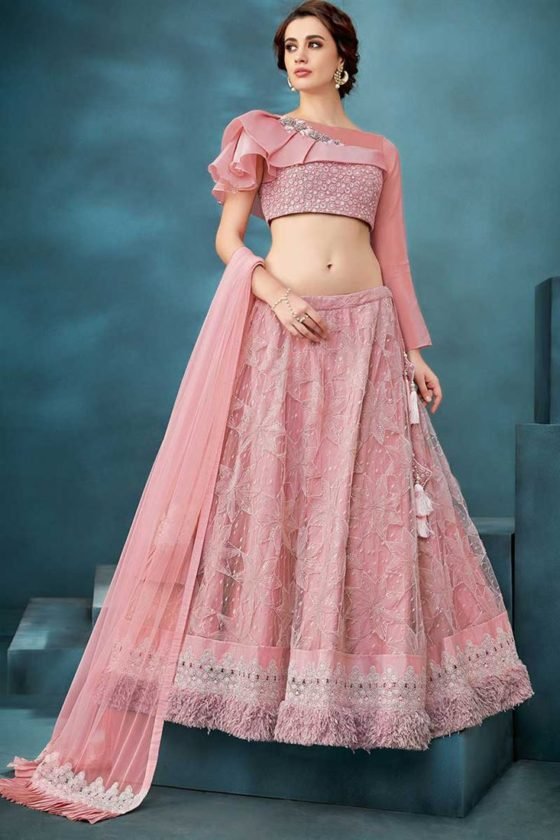 Blouse with lehenga fashion