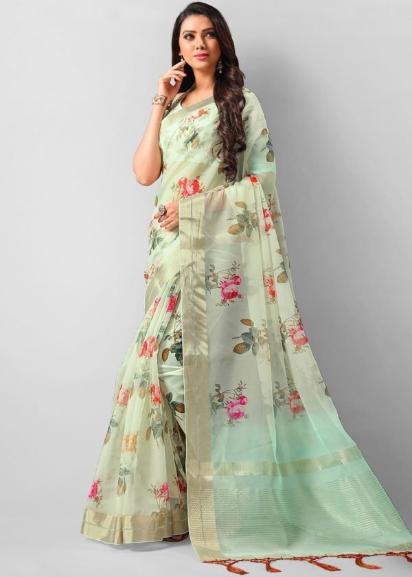 Floral Printed Sarees