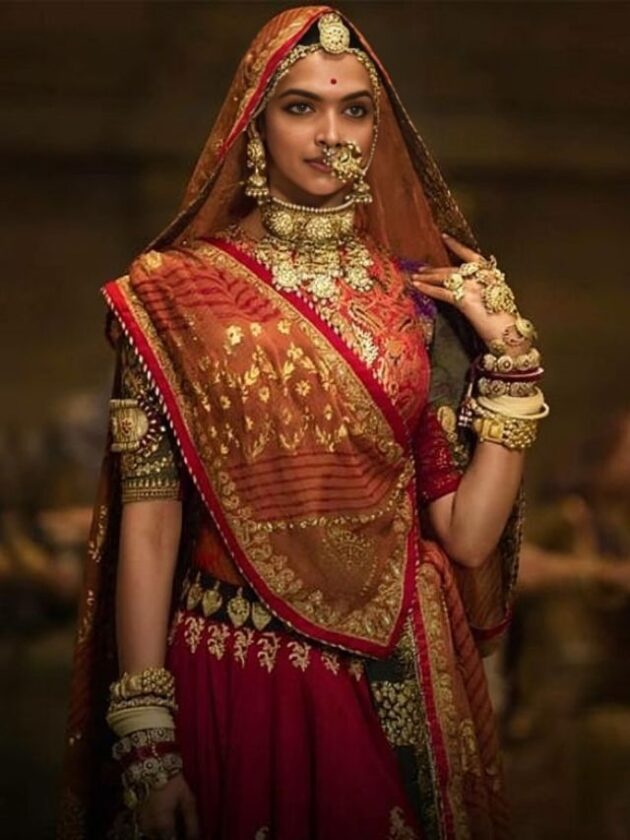 Deepika Padukone in Rajasthani Saree Drape Style