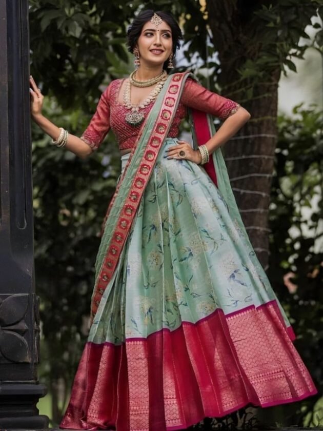 Lehenga Style Saree Draping