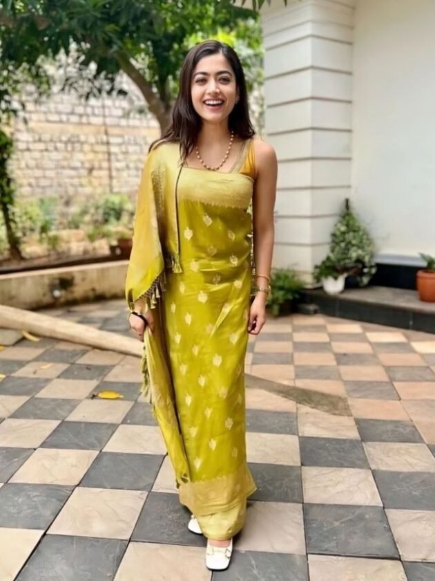 Rashmika Mandanna’s Coorg Style Saree Draping