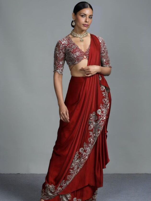 The Designer Saree Drape Style