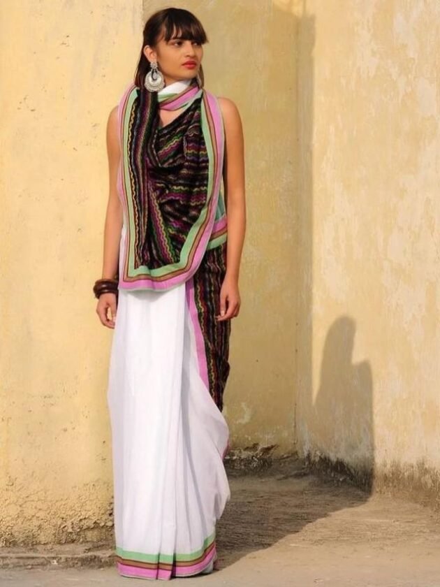 The Scarf Saree Draping Styles