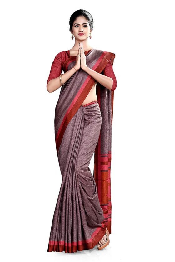 Linen Uniform Saree