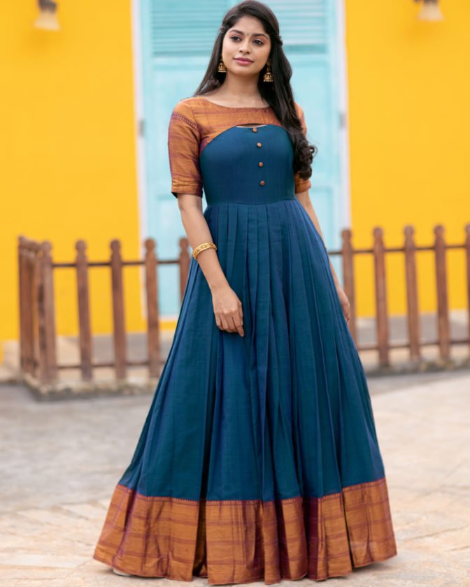 Cotton Pleated Dress Cotton Pleated Dress