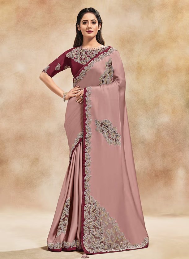 Mauve Saree