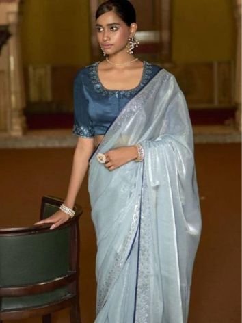 Casual Organza Sarees for wedding season