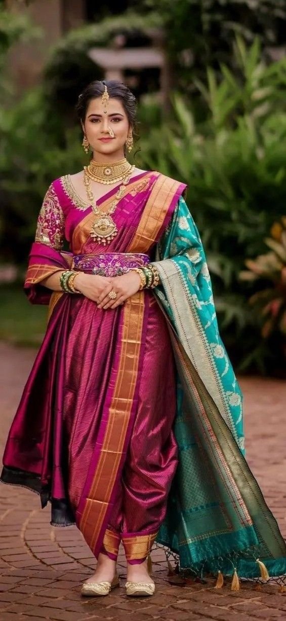 Maharashtrian Style Saree For Wedding Maharashtrian Style Saree For Wedding
