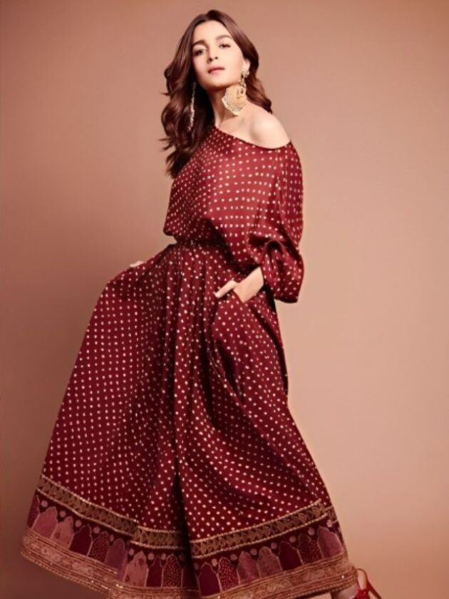Alia Bhatt’s Floral Indo Western Gown (1)