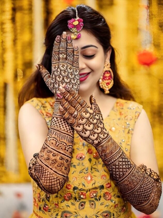 Back Hand Mehendi Designs For wedding
