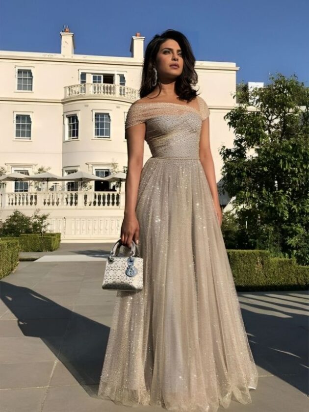 Priyanka Chopra wearing Cocktail Gowns