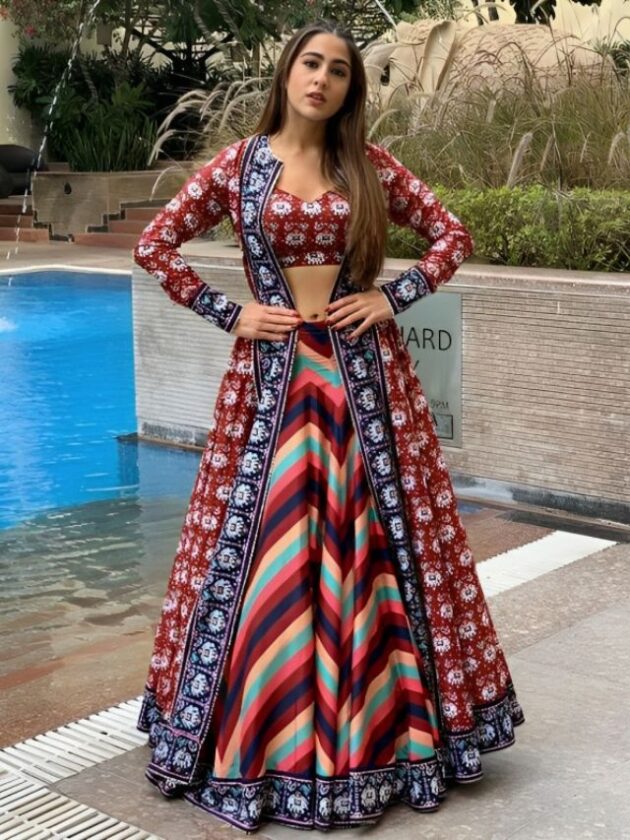 Sara Ali Khan’s Quirky Indo Western Co Ord Set