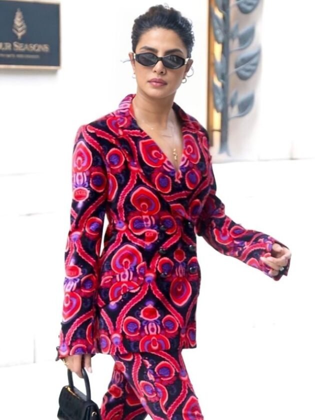 Priyanka Chopra in Co ord Sets Wearing Stylish Sunglass Priyanka Chopra in Co-ord Sets Wearing Stylish Sunglass