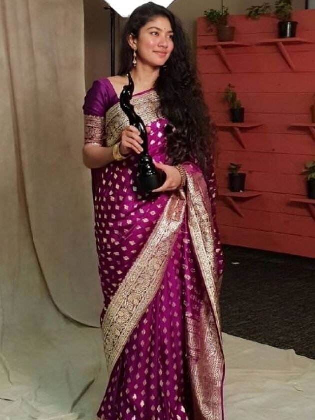 Sai Pallavi in Banarasi Silk saree Sai Pallavi in Banarasi Silk saree