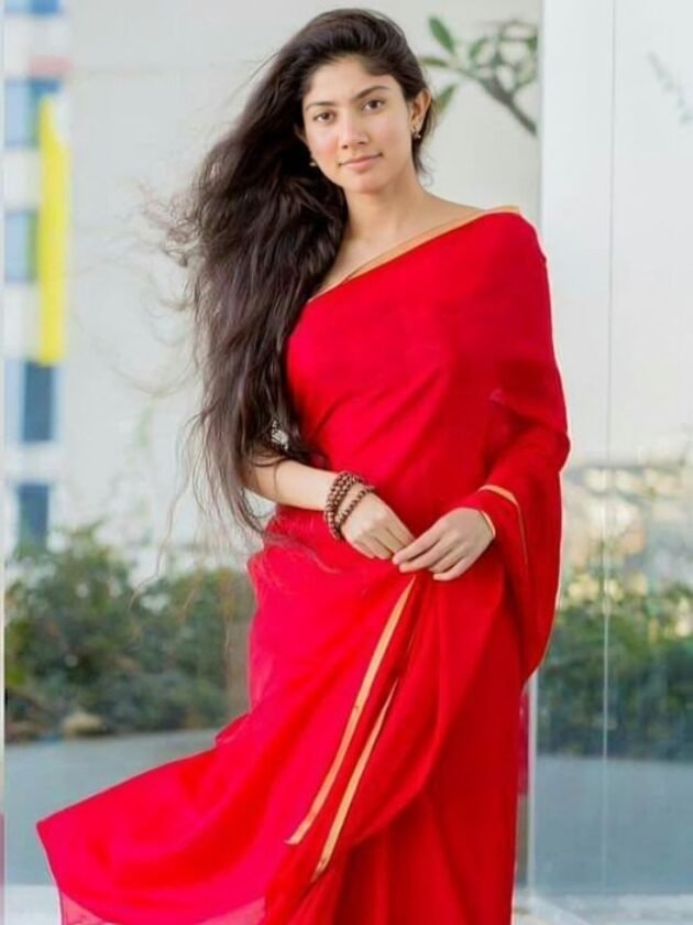 Sai Pallavi in Red Color Saree Sai Pallavi in Red Color Saree