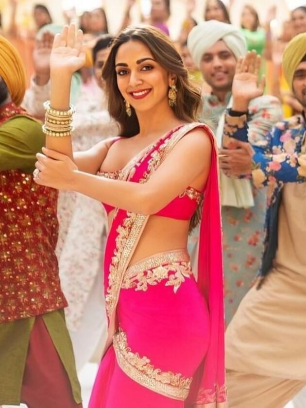 Kiara Advanis Saree Looks in designer pink saree Jug Jugg Jeeyo Kiara Advani’s Saree Looks in designer pink saree (Jug Jugg Jeeyo)