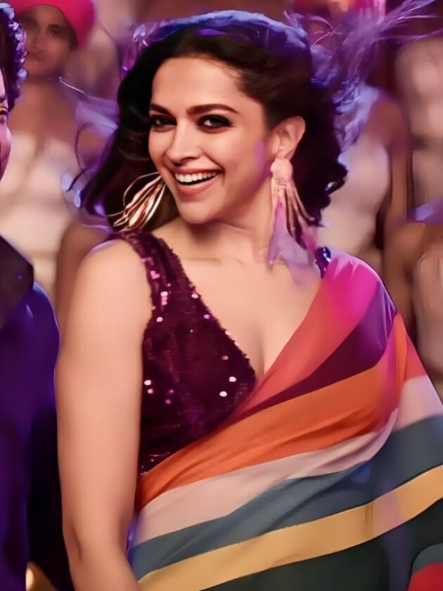 Deepika in multicolor saree in ‘’Jawan’’ movie