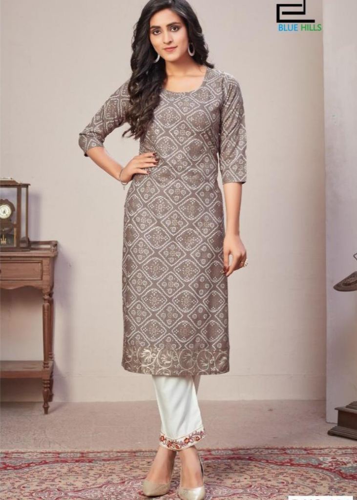 Buy Bandhani Print Kurti online from Manee Fashion | Dress design patterns,  Latest dress design, Cotton kurti designs