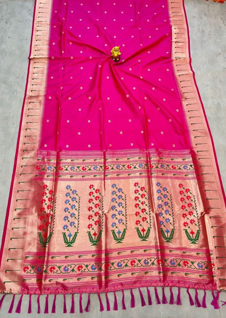 Buy beautiful paithani kanchivaram silk saree online from fabfunda surat