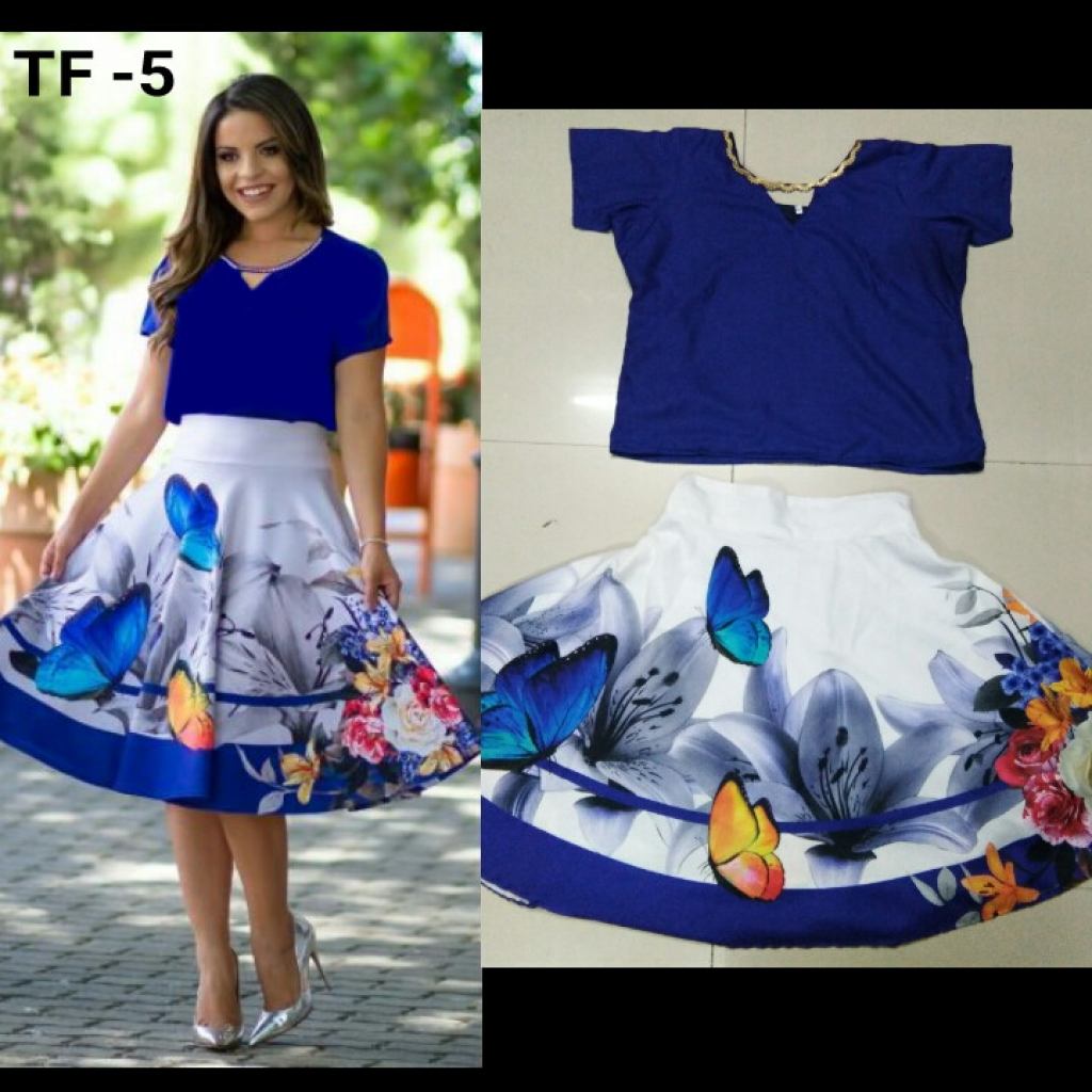 Buy Ladies Western Top With Skirts at Rs. 550 online from Fab Funda one ...