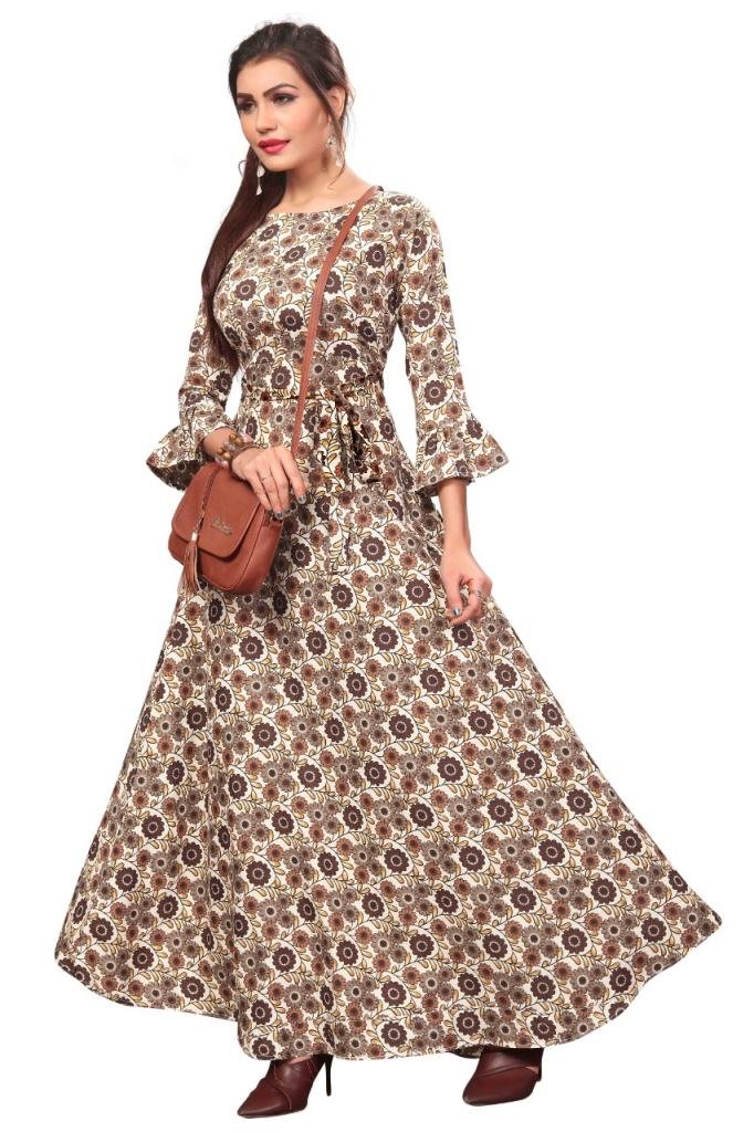 ethnic gown look