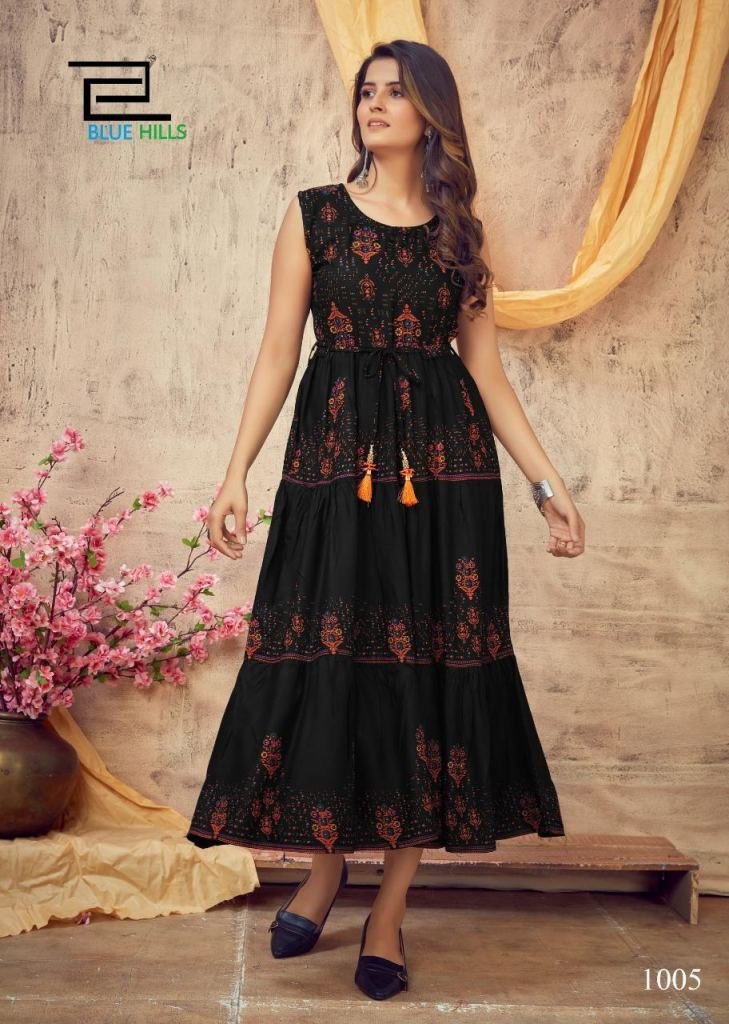 EXP - Nitya -  Black with red