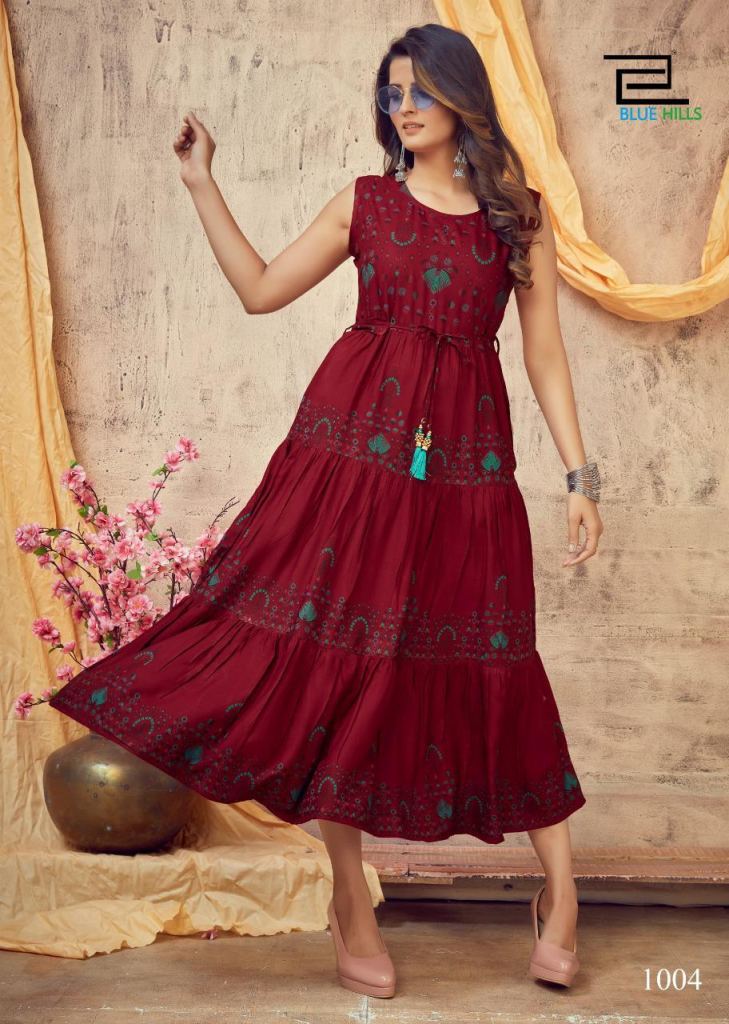 Women's Maroon Hand Work Gown - Label Shaurya Sanadhya – Trendia