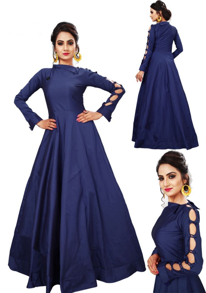 Plain Silk Dress Design // Stylish Raw Silk Dress Designing Ideas For Girls  And woman. | Purple evening dress, Evening dresses long, Big size  bridesmaid dress
