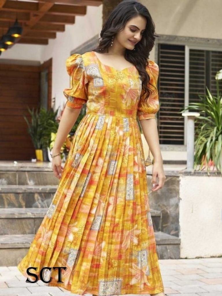 Fancy yellow dress online