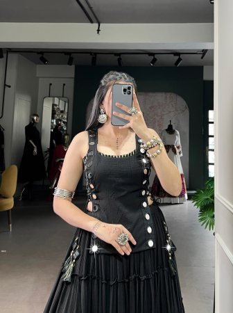 14 Meter Fully Flair Navratri Special  Trending Lehenga Choli
