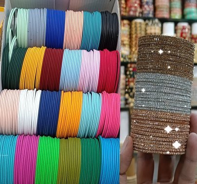 27 Color Metal Bangles Set