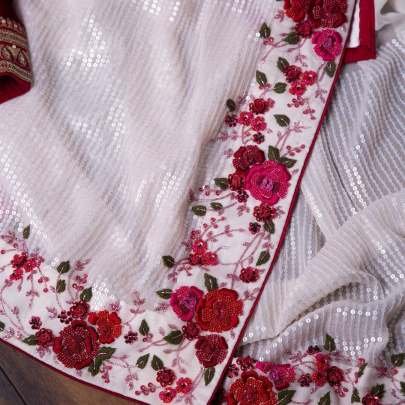 Aalisha fancy sequence saree