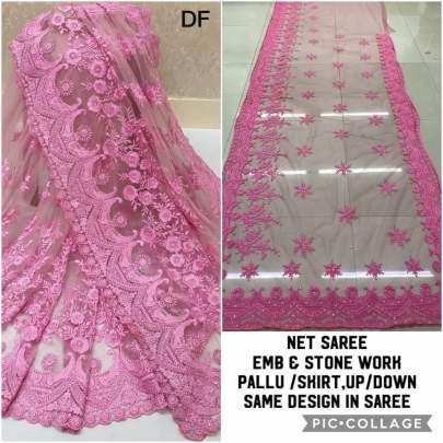 latest net saree designs