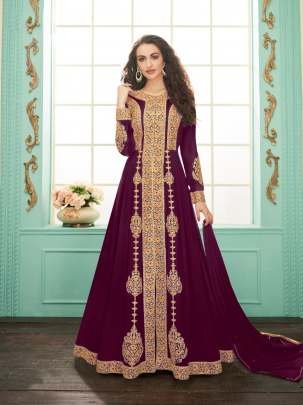 Embroidered Pakistani Ladies Designer Suits, Semi Stitched, Blue at Rs 2999  in Surat