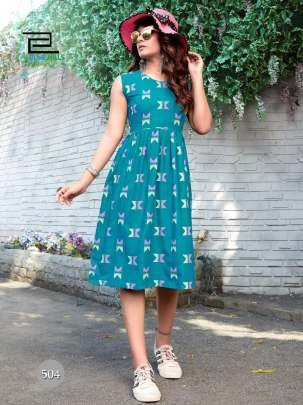 Ikkat Special Printed One Piece From Fab Funda