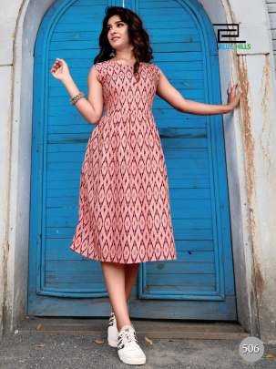 Ikkat Special Printed One Piece From Fab Funda
