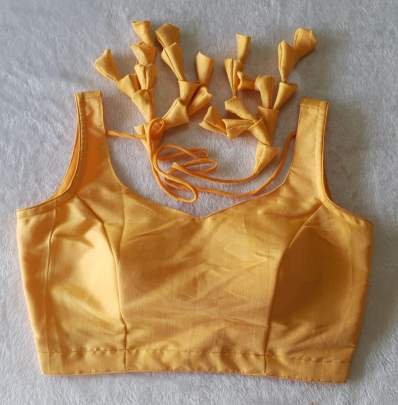 LIGHT ORANGE  COLOUR  BLOUSE