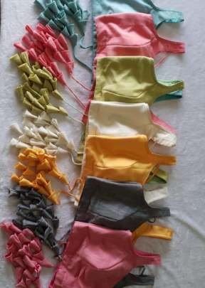 LIGHT ORANGE  COLOUR  BLOUSE