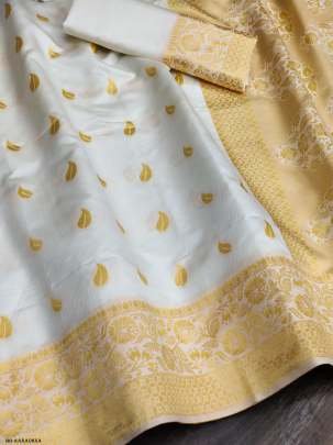 Aaradhna Soft Kanjivaram Jacquard Silk Saree